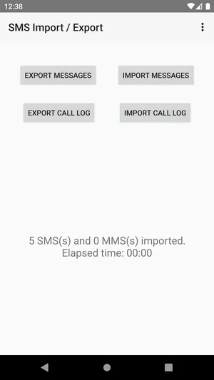 SMS Import  Export